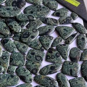 Cabochon de jaspe galaxie étoilée 100 % naturel, pierre précieuse de jaspe Kambaba naturel, jaspe Kambaba en vrac pour la joaillerie - Product Image 5