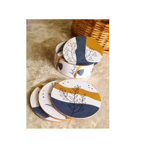 แผ่นรองแก้ว MDF พิมพ์ลายเคลือบเอนามีล สำหรับกาแฟและน้ำผลไม้ ราคาดีที่สุด - Product Image 1