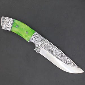 High Quality Custom Handmade Damascus Steel Pocket Knife with Engraved Brass Handle Best Birthday & Anniversary Gift - Product Image 1