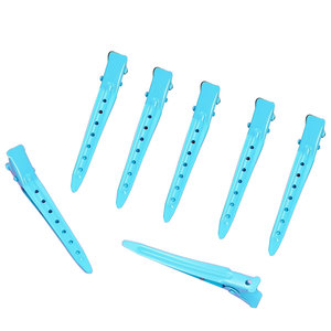 Pinzas de Metal para el Cabello de Grado Quirúrgico, Pinzas de Aluminio para Salón de Belleza y Hogar, Pinzas de Metal Plateadas para el Cabello para Niñas - Product Image 4