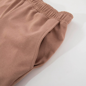Men's Solid Color Knitted Sweatpants Elastic Waist Cuffs Casual Jogger <b>Pants</b> Midweight Plain Dyed Style - Product Image 4