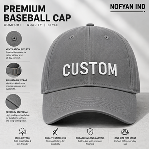 Casquettes de baseball à 6 panneaux, casquettes de baseball à visière incurvée, casquettes de baseball sportives, casquettes de baseball d'équipe, casquettes de baseball personnalisées pour équipe - Product Image 1