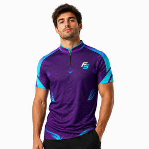 Camiseta de Esports Personalizada por Sublimación, Camiseta de Equipo de Juegos Profesional, Transpirable, de Secado Rápido, con Cierre de 1/4, para Jugadores Profesionales - Product Image 3