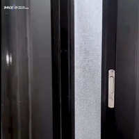 Ventana de Aluminio de Gran Tamaño con Vista Panorámica, Vidrio Fijo, Microventilación del Piso al Techo, con Ventilación Oculta para Viviendas y Apartamentos