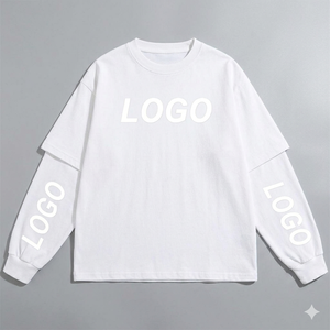 เสื้อยืดผู้ชายสั่งทำได้ 100% ผ้าฝ้ายเจอร์ซีย์ เสื้อเปล่าเรียบง่ายสำหรับออกกำลังกาย เสื้อยืดผู้ชายเปล่าเรียบง่าย ผลิตเสื้อผ้า - Product Image 3