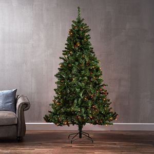 Albero di Natale a 7 rami con 500 luci multicolore, certificato UL, diametro 122 cm - Product Image 3