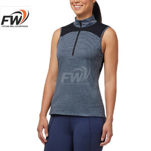 Camiseta de equitación, fabricante de ropa ecuestre, camiseta de polo de carreras, capa base ecuestre, tops con estampado por sublimación para mujer - Product Image 1