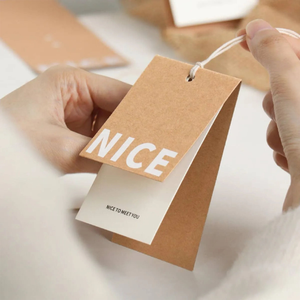 Luxury Hang Tags Custom <b>Printed</b> <b>Paper</b> Tags for Garments Bags and Accessories Bulk Wholesale Manufacturer Supplier - Product Image 3