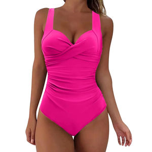 Traje de baño sexy push-up de verano para mujer, shorts de una pieza con control de abdomen, sujetador de playa para fiesta, diseño personalizado, precio mayorista - Product Image 4