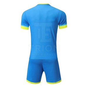 Tenue de football à prix de gros, coupe flexible, pour écoles et équipes de club, tenue de base légère - Product Image 2