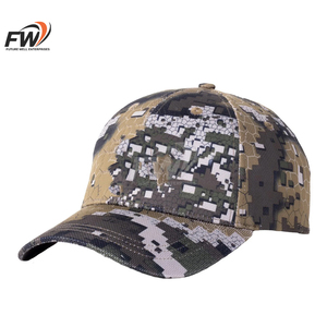Gorra de Béisbol Deportiva de Camuflaje Táctica Personalizada con Parche de la Bandera de EE. UU., Gorra de Caza para Exteriores con Logotipo Bordado Personalizado - Product Image 1
