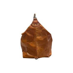 Sac de voyage vintage en cuir de chèvre véritable, sac de week-end élégant avec fermeture à glissière - Product Image 6