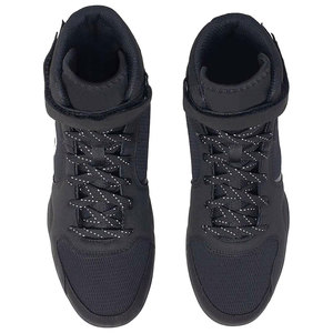 Zapatos de lucha libre con suela de goma de tracción superior, parte superior de malla transpirable, construcción ligera y flexible, cierre de cordones seguro, soporte para el tobillo. - Product Image 5