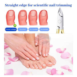 Cortacutículas de mandíbula ancha, cortaúñas profesional de acero inoxidable para uñas encarnadas, uñas gruesas, bebés, personas mayores y hombres - Product Image 4