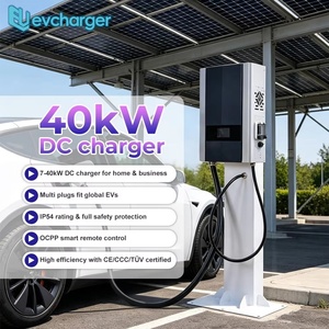 สถานีชาร์จรถยนต์ไฟฟ้าแบบเร็ว DC 40kW IP54 OCPP สำหรับเชิงพาณิชย์ - Product Image 1