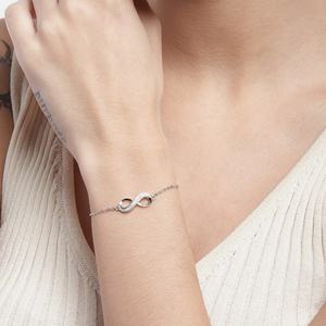 To <b>Infinity</b> and Beyond 925 Silver <b>Bracelet</b> Gift Hamper Simple <b>Infinity</b> Love Heart <b>Bracelet</b> for Women Fine Jewelry - Product Image 4