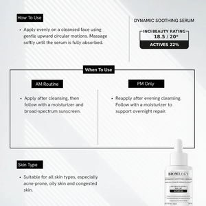 Dynamic Soothing <b>Face</b> Serum Hydrating Nourishing Lightweight Formula for Smooth Radiant Skin Gentle Daily Skincare Treatment - Product Image 4