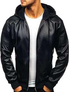 Nueva Llegada 2026 Chaqueta de Cuero Genuino de Piel de Vaca para Hombre, Impermeable, Transpirable, Estilo Bomber con Cuello Mandarín, Proveedor - Product Image 5