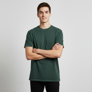 Unisex street wear tshirt custom design puff printed jersey shirts drop shoulder tshirt over sized tshirt Embroidery tshirt - Product Image 5