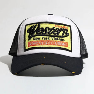 Gorras Trucker Casuales de Verano de Alta Calidad al por Mayor, con Logotipo Personalizado Bordado/Estampado, de 5 Paneles, Malla Ajustable, Lona - Product Image 6