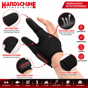 Produit populaire, gants de pêche respirants, ajustables, en néoprène, à double doigt, légers, unisexes, toutes saisons, de qualité supérieure - Product Image 5