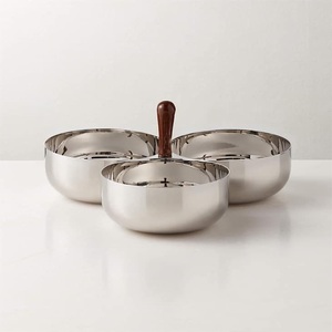 Bol de service en métal doré avec support en forme de branche florale, design oriental fait main, finition polie, idéal pour les cadeaux de mariage - Product Image 3