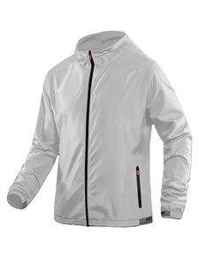 Prix de gros sur mesure enduit col montant coupe-vent veste Streetwear hommes nouveauté 2026 - Product Image 3