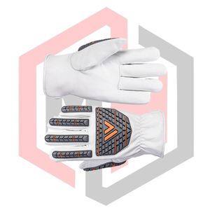 Gants anti-chocs, anti-coupures, respirants, flexibles, résistants aux déchirures, résistants à l'usure, isolants thermiques, antistatiques, ignifuges en cuir fendu - Product Image 6