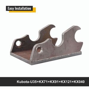 Placa de Sujeción Rápida para Cucharón de Excavadora, 3/4" de Grosor, para Kubota U35 KX71 KX91 KX121 KX040 KX033 - Product Image 4