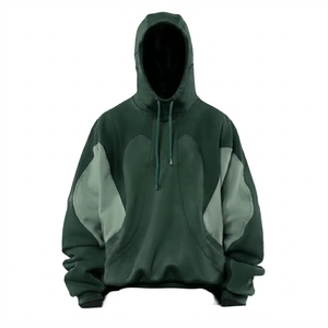 เสื้อฮู้ดผู้ชายสำหรับฤดูหนาว ผลิตจากโรงงานโดยตรง บริการ OEM ผ้าฝ้ายฟลีซ 100% ทรงปกติ ดีไซน์กระเป๋าแบบลำลอง ระบายอากาศได้ดี - Product Image 5