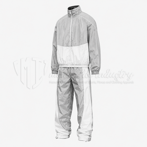 Unisex Lightweight <b>Polyester</b> <b>Tracksuit</b> Set Color Blocking Sporty Full Length Zipper Fly Side Pockets Spring Adult Breathable - Product Image 3