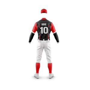 Uniformes de Béisbol Personalizados de Alta Calidad, Conjuntos de Camisetas 100% Poliéster, Colores Personalizados, Logotipo Personalizado, Tallas Personalizadas, Secado Rápido - Product Image 2