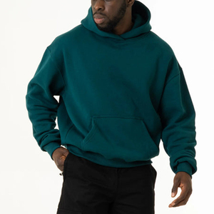 Custom Men Hoodie Fleece Pullover With Pockets <b>Sweatshirt</b> Winter Cotton Streetwear OEM Wholesale - Product Image 3