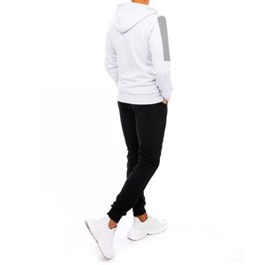 ชุดวอร์มแบบ unisex สำหรับฤดูใบไม้ร่วง กันลม เป็นมิตรกับสิ่งแวดล้อม ผลิตจากผ้าโพลีเอสเตอร์/คอตตอนผสม มีฮู้ด ทรงหลวม น้ำหนักเบา เหมาะสำหรับออกกำลังกาย วิ่ง และสวมใส่ลำลอง - Product Image 4