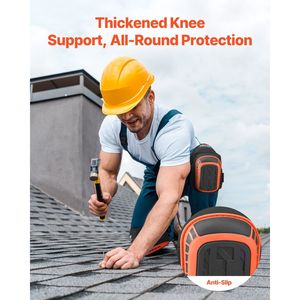 Ginocchiere da Lavoro Rinforzate con 2 Cinghie, Ginocchiere Antiscivolo in Schiuma Gel, Protezioni per Gomiti e Fianchi da Uomo - Product Image 3