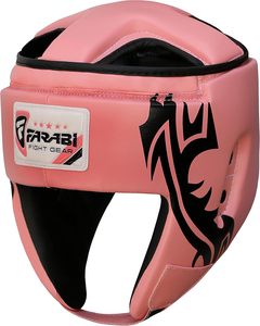 FARABI Pink <b>Dummy</b> Boxing Headgear EVA PU Materials Protective Comfortable Durable Training Black Tattoo Design for All Seasons - Product Image 3