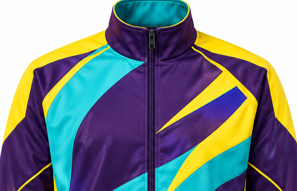 Conjunto Deportivo para Hombre con Capucha, Color Morado, Turquesa y Amarillo, Personalizable, Transpirable y Ecológico - Product Image 3