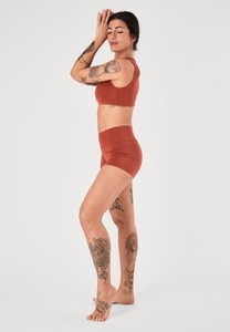 Custom Logo Women's Quick Dry Yoga Shorts with Pockets High <b>Waist</b> Two-Piece Sport Shorts for Running Training Gym <b>Skirt</b> - Product Image 2