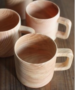 แก้วไม้เนื้อแข็งทำมือ แก้วน้ำไม้ธรรมชาติ แก้วเบียร์ไม้ สำหรับใช้ในบ้าน รับประทานอาหาร และเป็นของขวัญ - Product Image 4