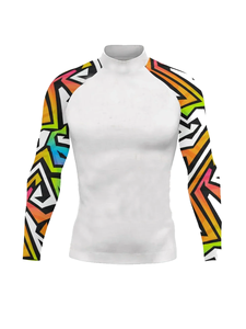 Women's MMA Rash Guard <b>Long</b> Sleeve Modern Style Gym Compression Top - Product Image 5