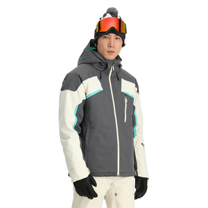 Regular Fit Casual Winter Mens Ski <b>Jacket</b> Waterproof Soft Shell Zipper Breathable Windproof Warm Hooded Front Private Label - Product Image 6