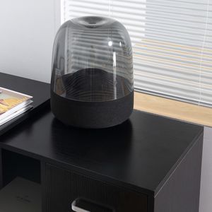 Escritorio de Computadora en Forma de L con Rotación de 180 Grados, Estantes de Almacenamiento, Cajonera y Estación de Trabajo para Oficina en Casa - Product Image 3