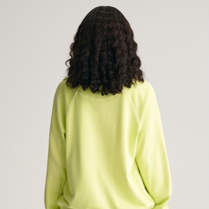 Pull demi-zip délavé pour femme Silk Road Premium – Vêtement d'été décontracté, durable et élégant, anti-boulochage, en polyester/coton - Product Image 2