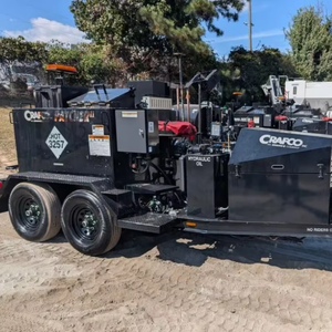200 Gallon Oil-Jacketed Mastic Asphalt Melter with <b>Hydraulic</b> Horizontal Agitator and Diesels Heating System - Product Image 1