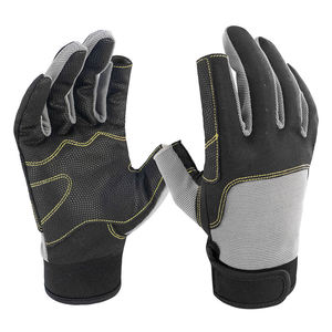 Guantes de Navegación de Cuero Impermeables de Primera Calidad con Agarre y Comodidad Superiores para Paseos en Barco, Pesca y Aventuras Marítimas - Product Image 1