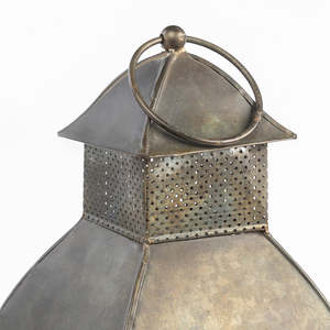 Wholesale Latest 2026 Brass Antique Metal <b>Candle</b> Holder <b>Large</b> Floor Lanterns for Home & Patio Decorations - Product Image 4