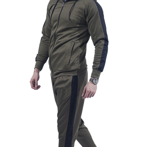 <b>Men</b> Tracksuit Athletic Two Piece Set Breathable Zip Jacket Jogging <b>Pants</b> <b>Running</b> Workout Gym Fitness Wholesale Sportswear - Product Image 4