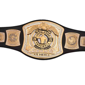 Cinturón de Campeonato Personalizado de Despedida de John Cena, Cinturón de Homenaje a la WWE, Regalos de Alta Calidad de Recuerdos de Lucha Libre - Product Image 5