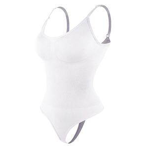 Body sans couture ajusté style lingerie, haut tendance, vente en gros, fabricant de bodys minimalistes pour femmes - Product Image 3