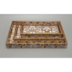 Plateau de service imprimé en MDF de qualité hôtelière professionnelle Modèle Premium 15 pour le service de nourriture et de boissons Plateaux décoratifs - Product Image 5
